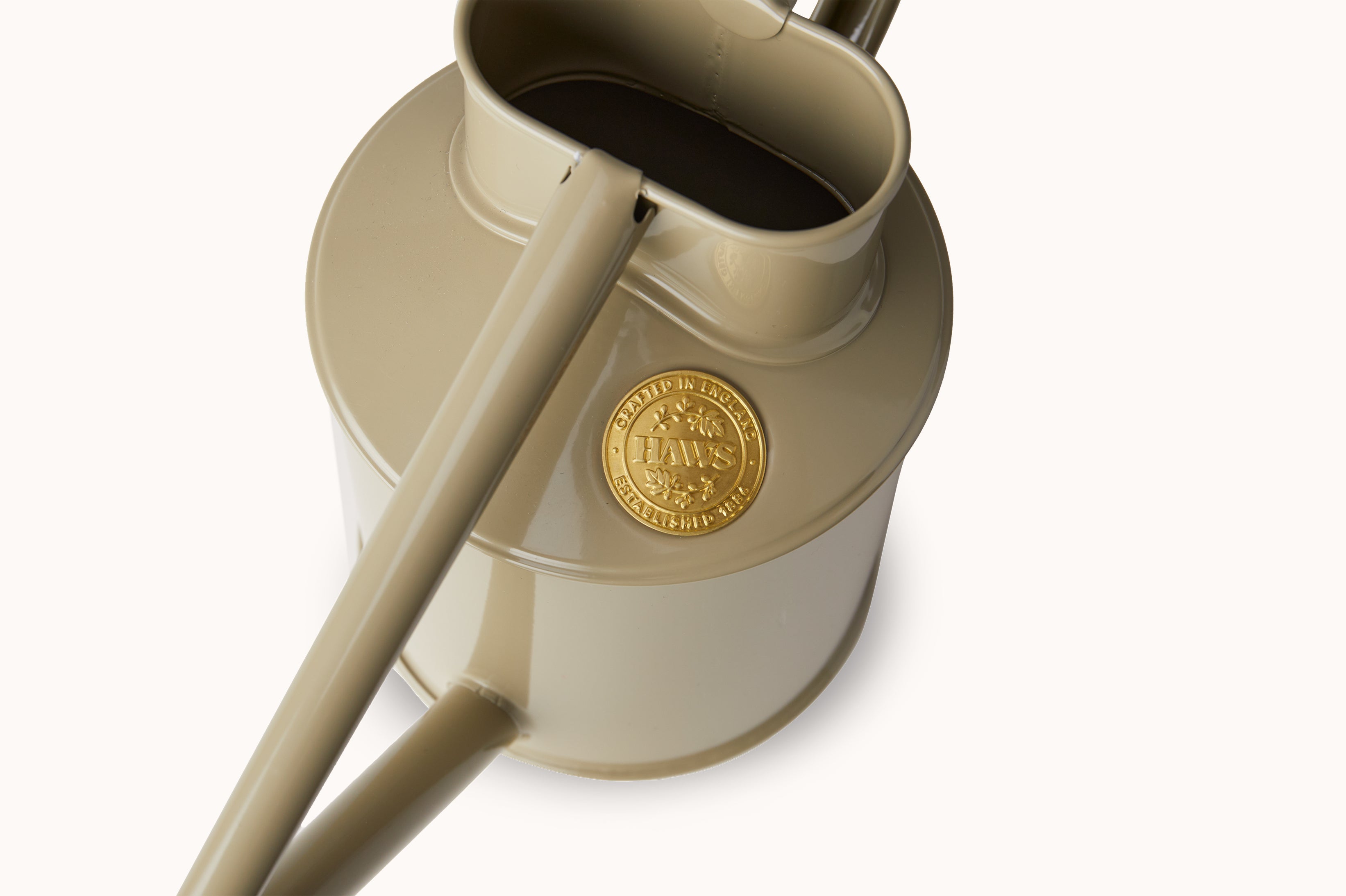 Haws Gießkanne 1 Liter Aus Stahl - Klassische Metall-Gießkanne Mit Messingbrause